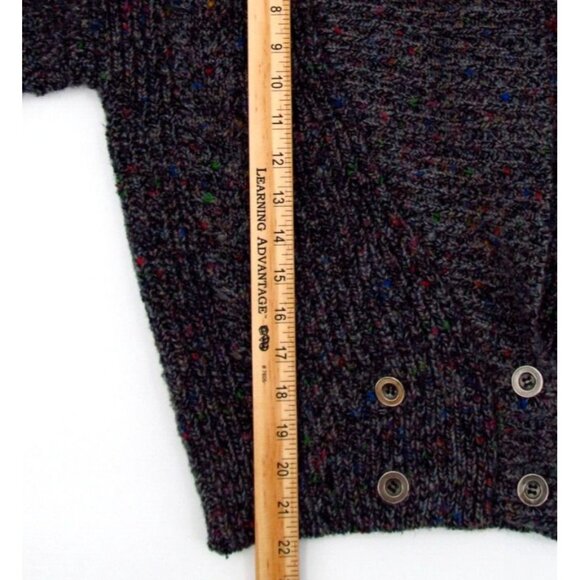 Vintage Petite Sophisticate Cardigan Sweater Womens Small Cable Knit Open V-Neck - Picture 8 of 12